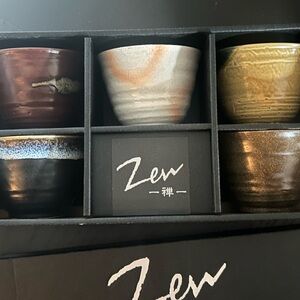 Set of Ceramic Tea Cups